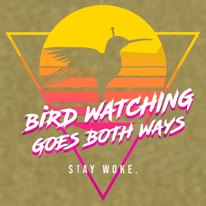 Birds Birdwatching Goes Both Ways They Arent Real Truth Meme Garment-Dyed Women's Muscle Tee