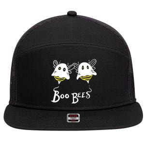 Boo Bees Gift 7 Panel Mesh Trucker Snapback Hat