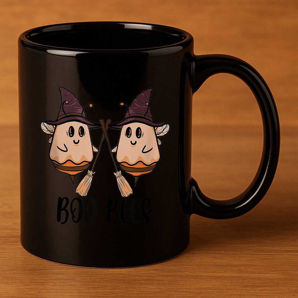 Boo Bees Gift Tank Top 11oz C Handle Ceramic Mug