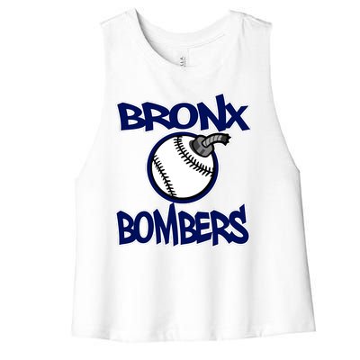 Bronx Bombers G Women's Racerback Cropped Tank