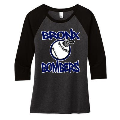 Bronx Bombers G Women's Tri-Blend 3/4-Sleeve Raglan Shirt