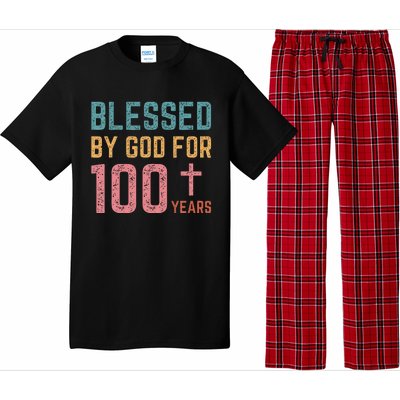 Blessed By God For 100 Years Old Religious Pajama Set