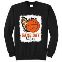 Bleached Basketball Game Day Vibes Basketball Mom Game Day Sweatshirt