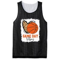 Bleached Basketball Game Day Vibes Basketball Mom Game Day Mesh Reversible Basketball Jersey Tank