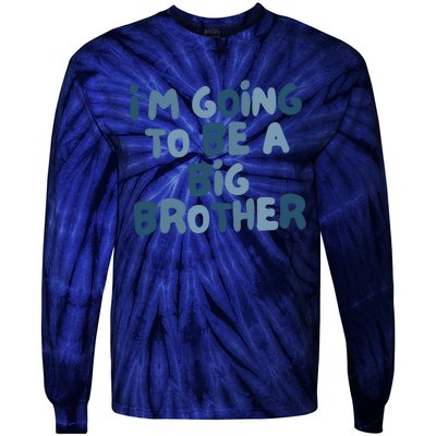 Big Brother Gift Birth Announcement Brother Gift Tie-Dye Long Sleeve Shirt