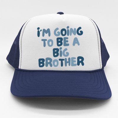 Big Brother Gift Birth Announcement Brother Gift Trucker Hat