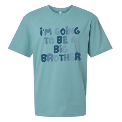 Big Brother Gift Birth Announcement Brother Gift Sueded Cloud Jersey T-Shirt