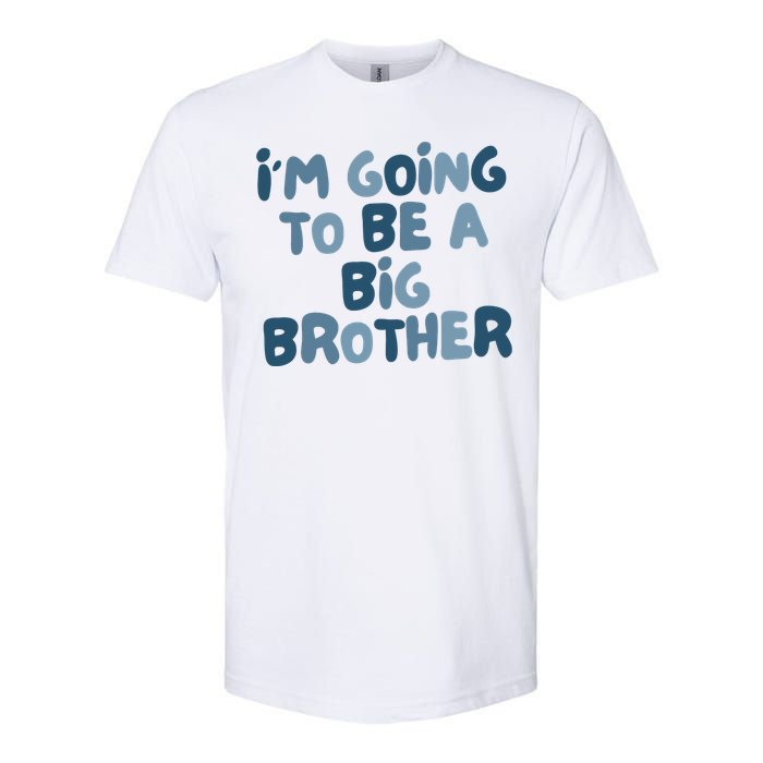 Big Brother Gift Birth Announcement Brother Gift Softstyle CVC T-Shirt