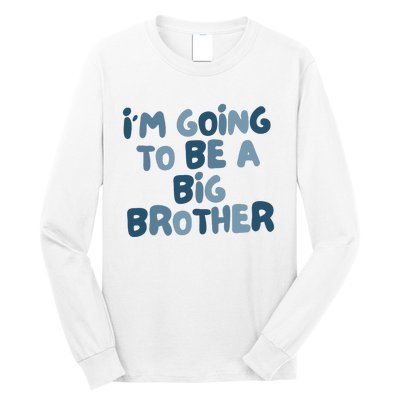 Big Brother Gift Birth Announcement Brother Gift Long Sleeve Shirt