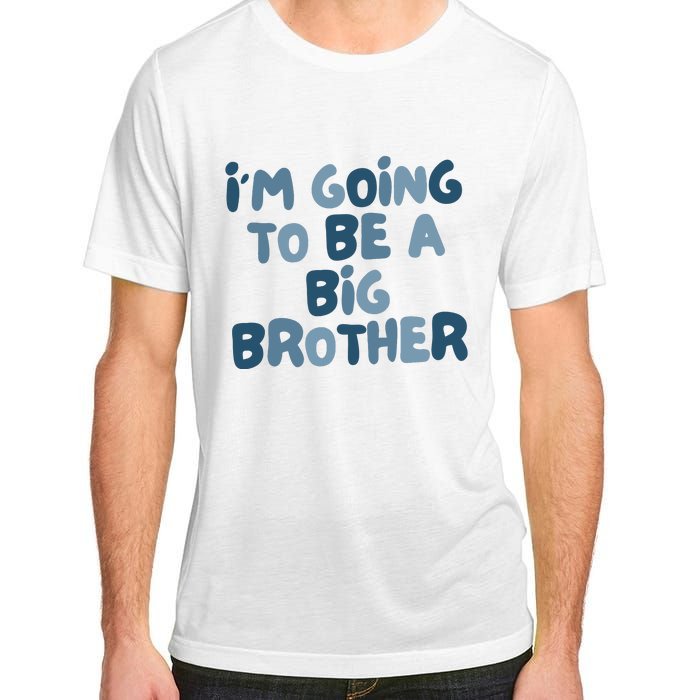 Big Brother Gift Birth Announcement Brother Gift Adult ChromaSoft Performance T-Shirt