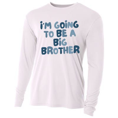 Big Brother Gift Birth Announcement Brother Gift Cooling Performance Long Sleeve Crew