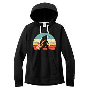 Bigfoot Bass Guitar  Bass Player Bassist Music Guitarist Women's Fleece Hoodie