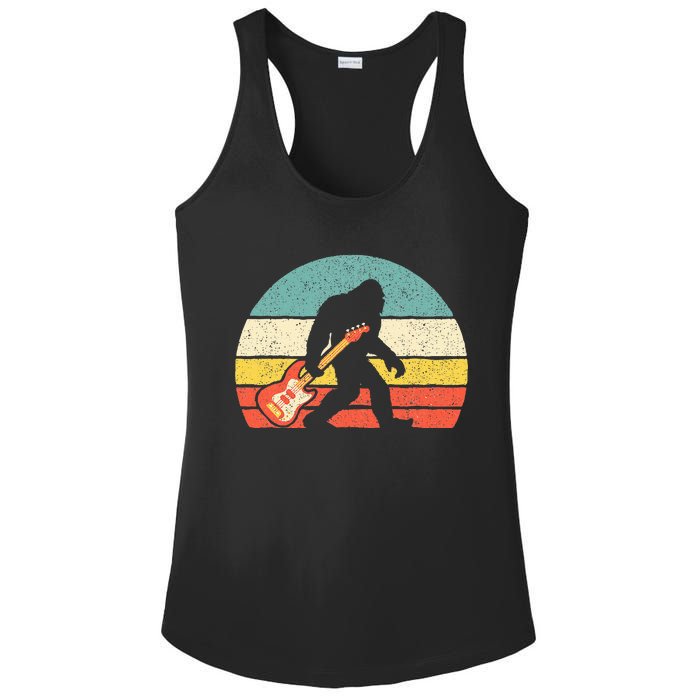 Bigfoot Bass Guitar  Bass Player Bassist Music Guitarist Ladies PosiCharge Competitor Racerback Tank