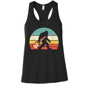 Bigfoot Bass Guitar  Bass Player Bassist Music Guitarist Women's Racerback Tank