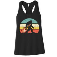 Bigfoot Bass Guitar  Bass Player Bassist Music Guitarist Women's Racerback Tank