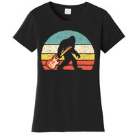 Bigfoot Bass Guitar  Bass Player Bassist Music Guitarist Women's T-Shirt