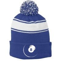 Billiards Balls Gift Ideas For Fan Stripe Pom Pom Beanie