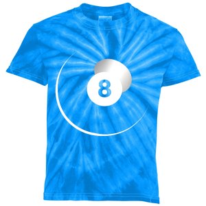 Billiards Balls Gift Ideas For Fan Kids Tie-Dye T-Shirt