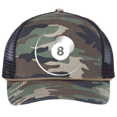 Billiards Balls Gift Ideas For Fan Retro Rope Trucker Hat Cap