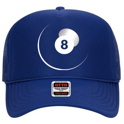 Billiards Balls Gift Ideas For Fan High Crown Mesh Back Trucker Hat