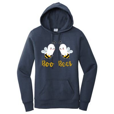 Boo Bees Ghost Matching Couples Family Funny Halloween Meaningful Gift Women's Pullover Hoodie