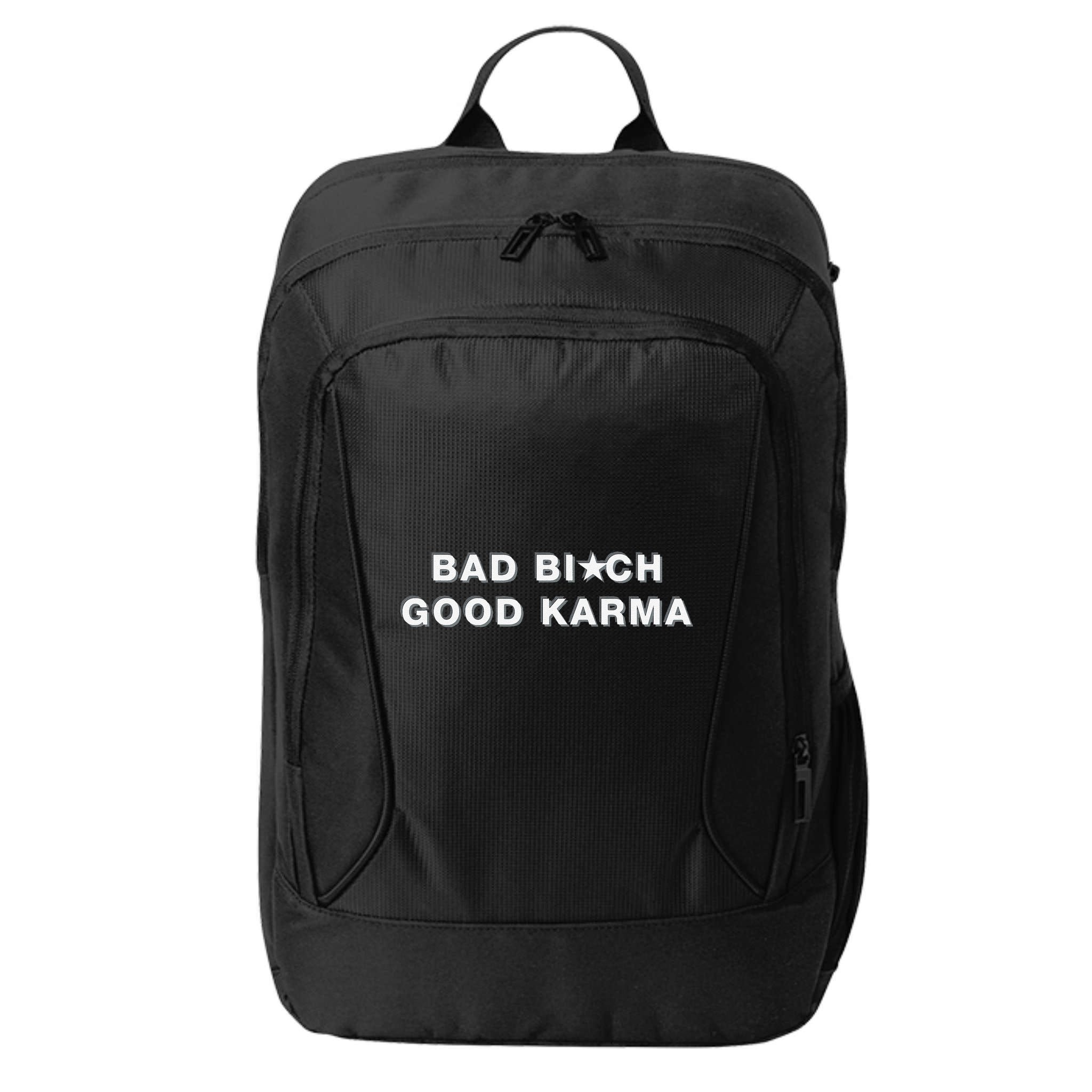 Bad Bitch Good Karma City Backpack