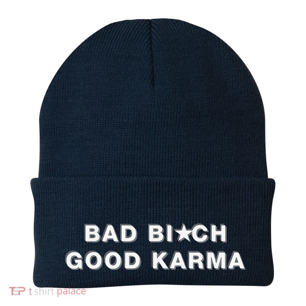 Bad Bitch Good Karma Beanie