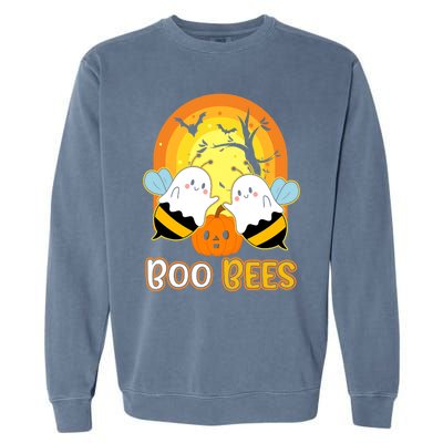 Boo Bees Halloween Cute Gift Funny Bees Gift Garment-Dyed Sweatshirt