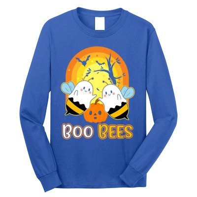 Boo Bees Halloween Cute Gift Funny Bees Gift Long Sleeve Shirt