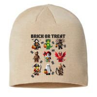 Building Bricks Halloween Brick Or Treat Costume Monsters Gift Sustainable Beanie