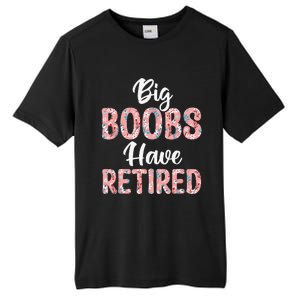 Big Boobs Have Retired Funny Breast Reduction Surgery Floral Tall Fusion ChromaSoft Performance T-Shirt