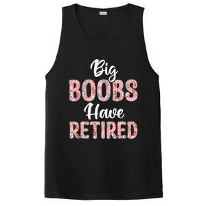 Big Boobs Have Retired Funny Breast Reduction Surgery Floral PosiCharge Competitor Tank