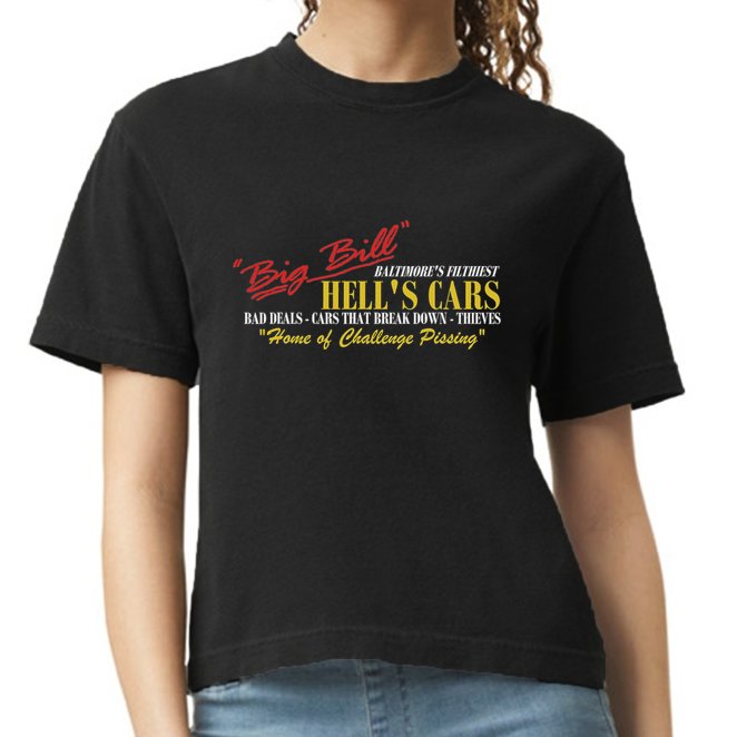 Big Bill HellS Cars Oddly Specific Meme Parody Comfort Colors Boxy T-Shirt