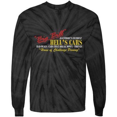 Big Bill HellS Cars Oddly Specific Meme Parody Tie-Dye Long Sleeve Shirt