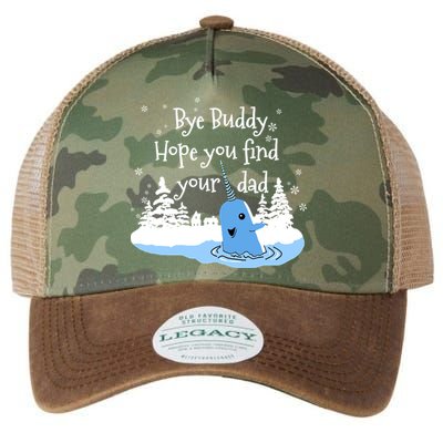 Bye Buddy Hope You Find Your Dad Legacy Tie Dye Trucker Hat
