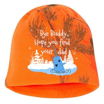 Bye Buddy Hope You Find Your Dad Kati - Camo Knit Beanie