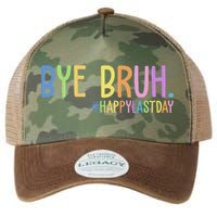 Bye Bruh Happy Last Day Schools Out Legacy Tie Dye Trucker Hat