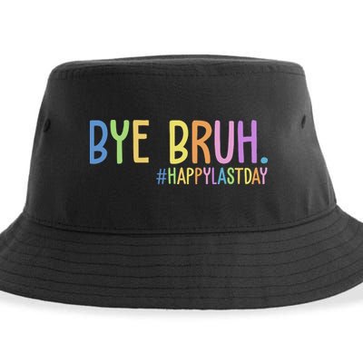Bye Bruh Happy Last Day Schools Out Sustainable Bucket Hat
