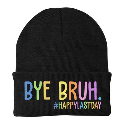 Bye Bruh Happy Last Day Schools Out Beanie
