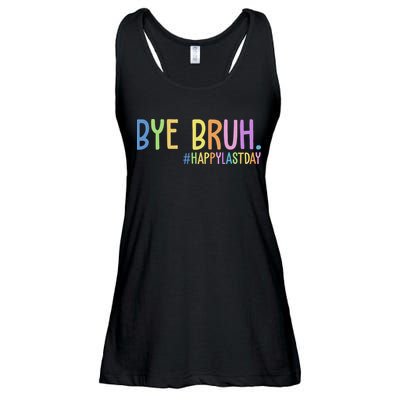 Bye Bruh Happy Last Day Schools Out Ladies Essential Flowy Tank