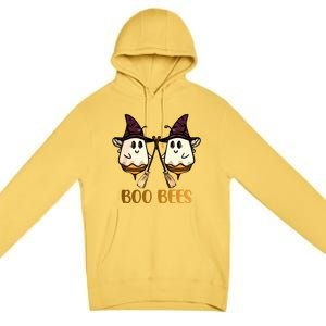 Boo Bees Halloween Gift Premium Pullover Hoodie