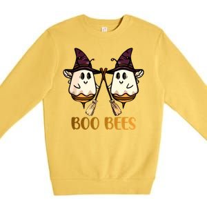 Boo Bees Halloween Gift Premium Crewneck Sweatshirt