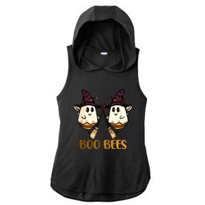 Boo Bees Halloween Gift Ladies PosiCharge Tri-Blend Wicking Draft Hoodie Tank