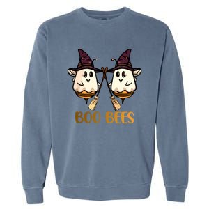 Boo Bees Halloween Gift Garment-Dyed Sweatshirt