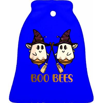 Boo Bees Halloween Gift Ceramic Bell Ornament