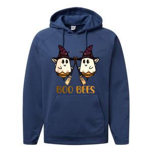 Boo Bees Halloween Gift Performance Fleece Hoodie