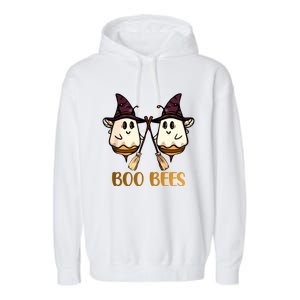 Boo Bees Halloween Gift Garment-Dyed Fleece Hoodie