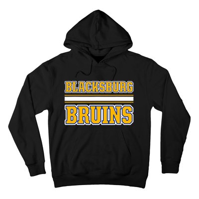 Blacksburg Bruins Horizontal Stripes Hoodie