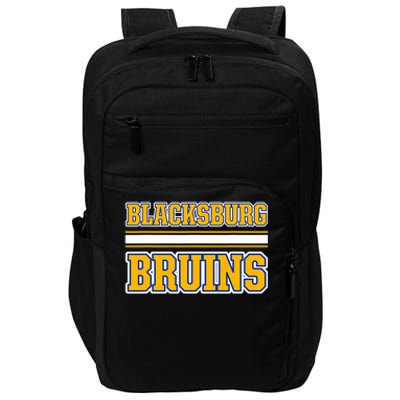 Blacksburg Bruins Horizontal Stripes Impact Tech Backpack