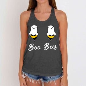 Boo Bees Halloween Women's Knotted Racerback Tank